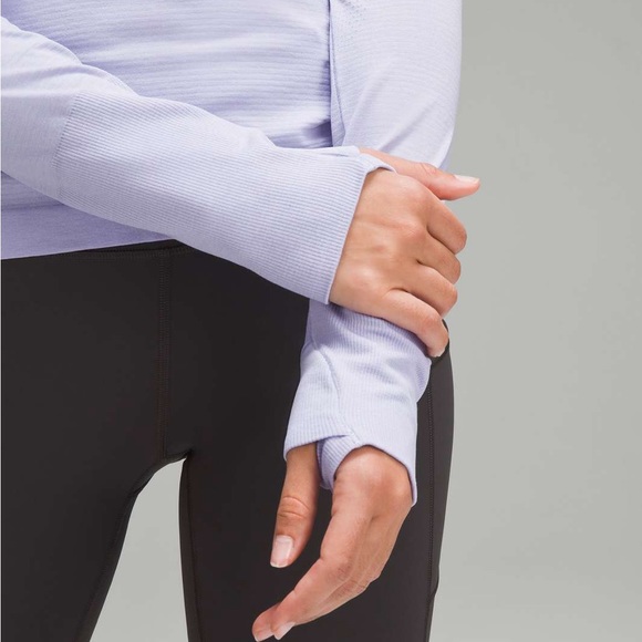 COPY - Lululemon swiftly long sleeve race length - Lilac smoke size 2 - Picture 2 of 3